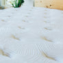 Current Mattress - Up close shot of mattress pillowing and wavy pattern